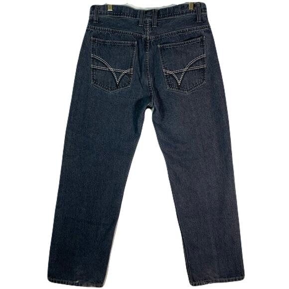 AMERICAN REPUBLIC Vintage Y2K Stonewash Black Jeans Size Mens 36 - Picture 3 of 15